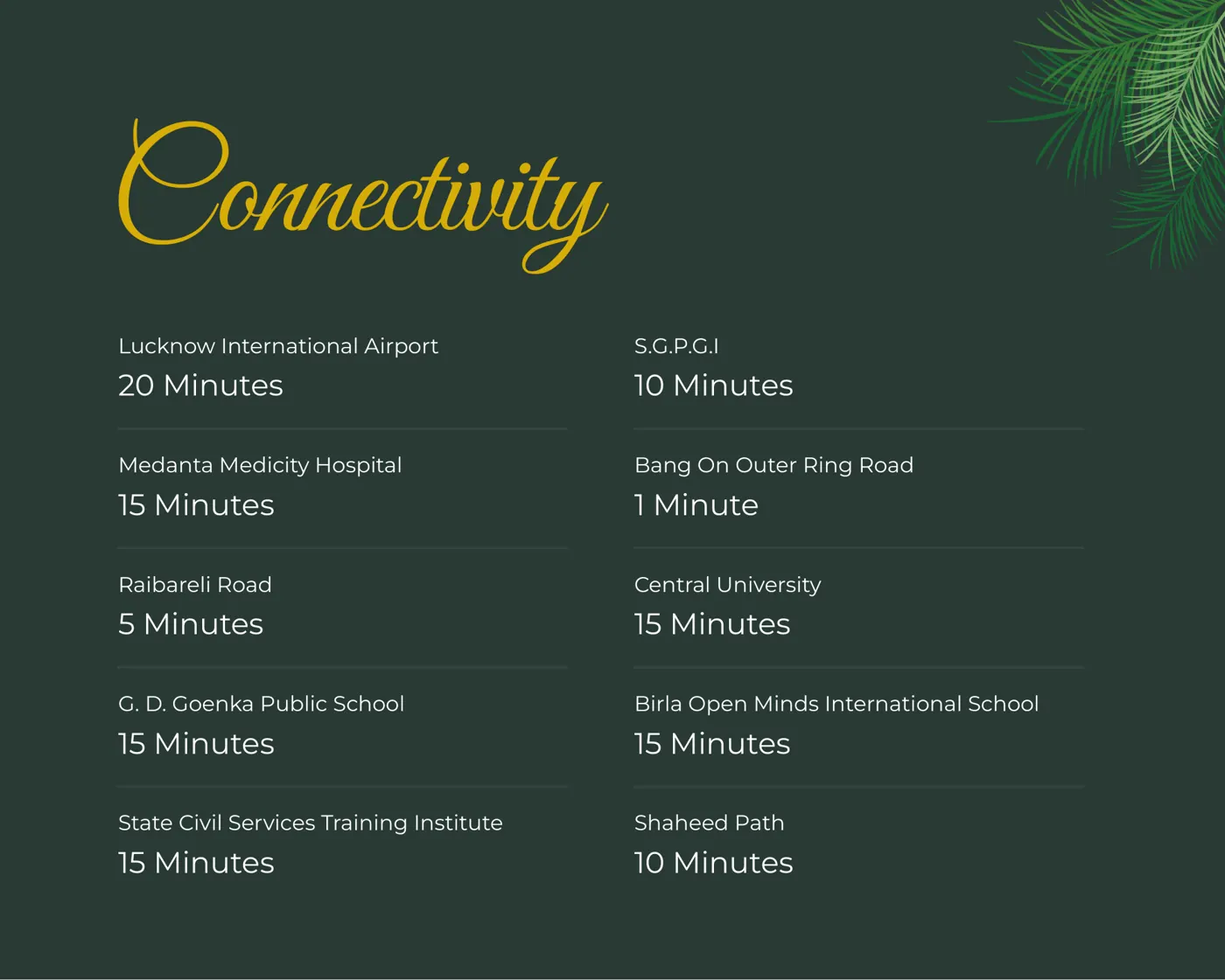 Omaxe Palm City | Luxury Residences on Outer Ring Road, Lucknow